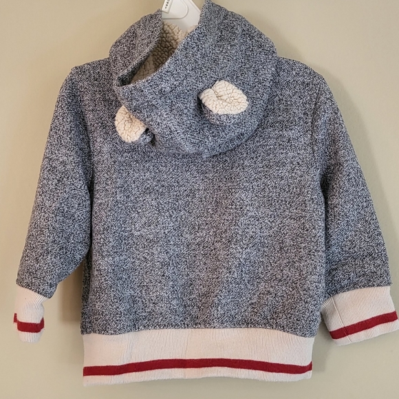 Roots Cabin salt & pepper zip up hoodie - Picture 2 of 4